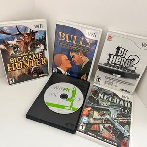 WIi Games Assorted lot of 5